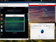 Gnome Debian 7.6 com Ubuntu 14.04 ...